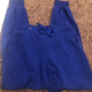 FIGS jogger scrub pant, Small, blue